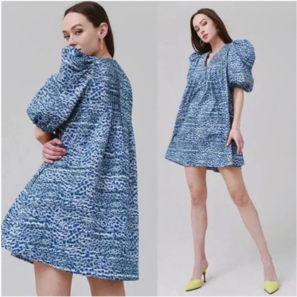 Hunter Bell Jenkins Puff Sleeve Dress